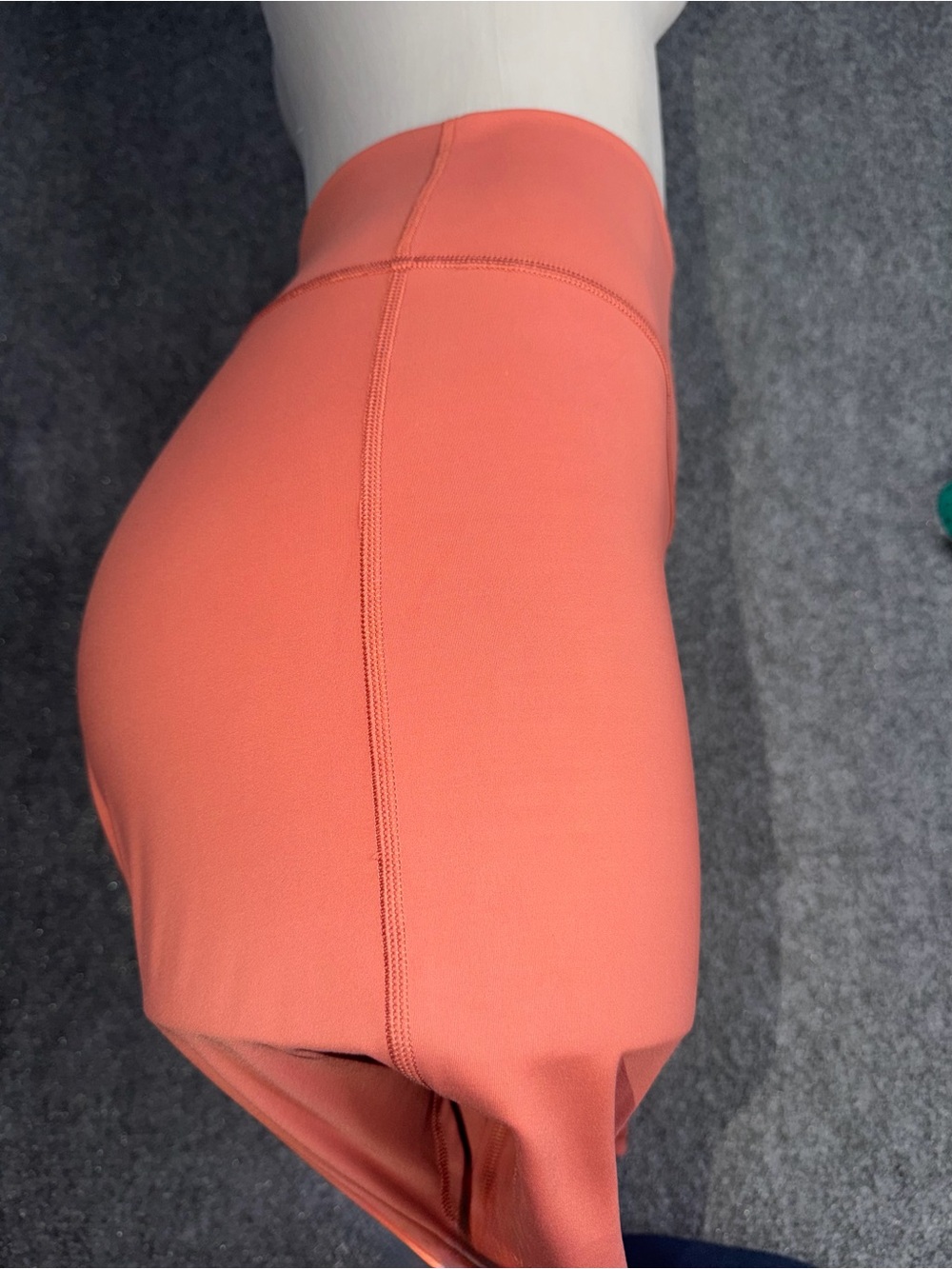 Gymshark Women’s High-Waist Rust Orange Bike Shorts - Picture 9 of 12